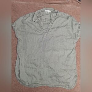Nicole Miller Olive Green Blouse